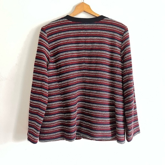 Talbots cotton blend Striped jacket - Picture 4 of 8